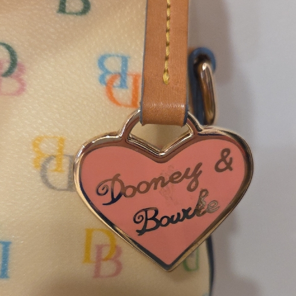 Dooney & Bourke Tan Multicolor Satchel - Picture 3 of 7